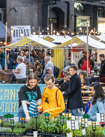 Canopy market at King's Cross