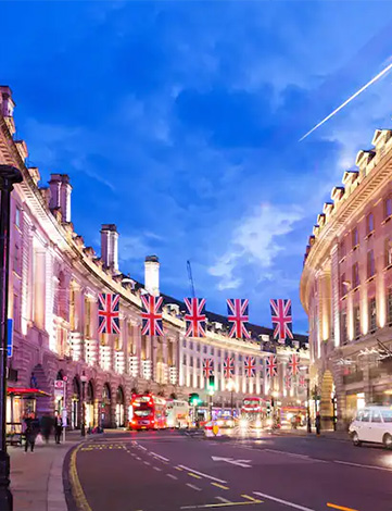 Regent Street in London